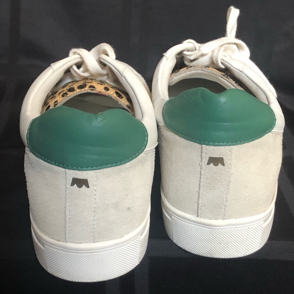 BIRDIES The Cardinal Women's Size 9 White Leather Comfort Sneakers - Picture 6 of 10